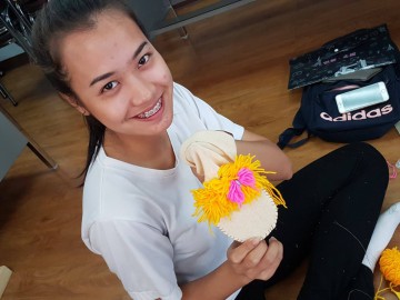 อาสาสมัคร ตุ๊กตาหุ่นมือ 22 ก.ย. 62 Volunteer Producing Hand Puppet Doll for Learning Kits  Sep ,22, 19